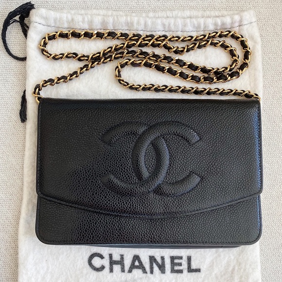 CHANEL Handbags - SOLD 💯Chanel Caviar Timeless WOC Black